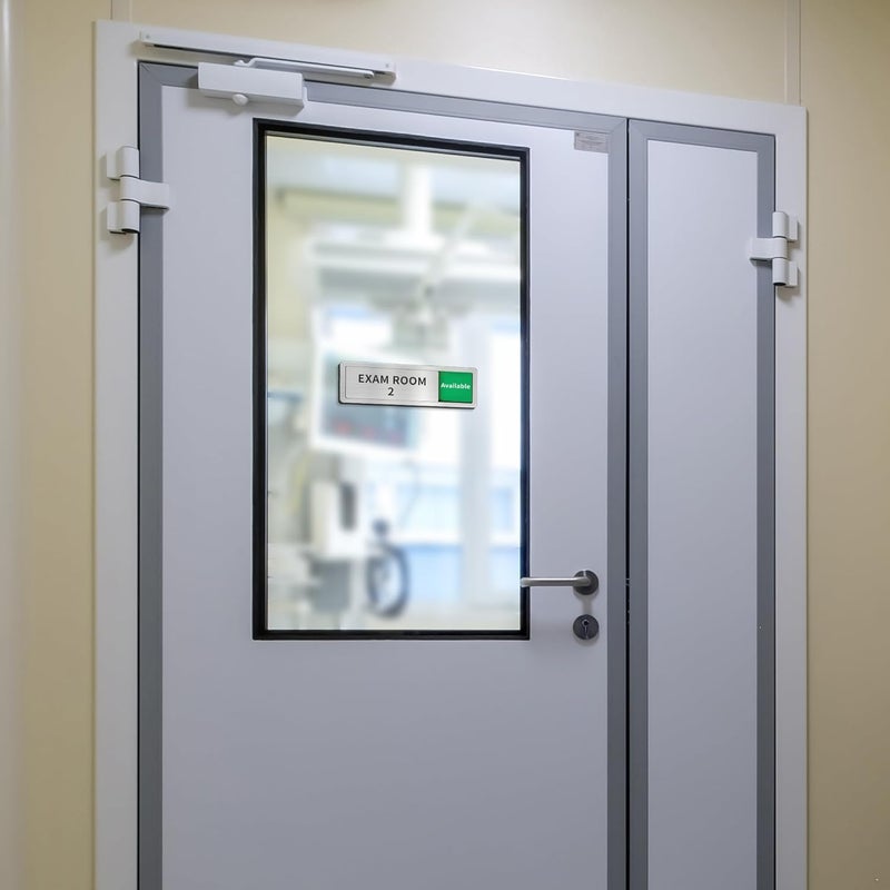 Abudada Exam Room Sign, Exam Room Numbers, In Use/Available Slider Door Signs for Therapists, School, Medical Office, Hospital-Easy Installation - Image 5